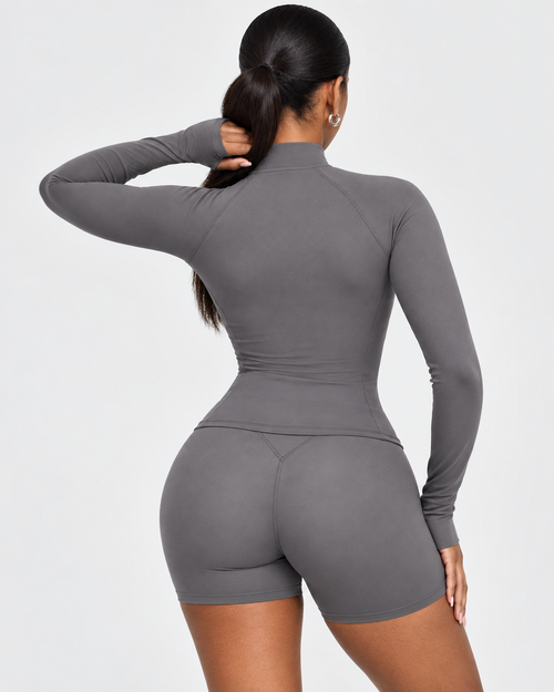 Veste zippée EVEO Sculpt gris