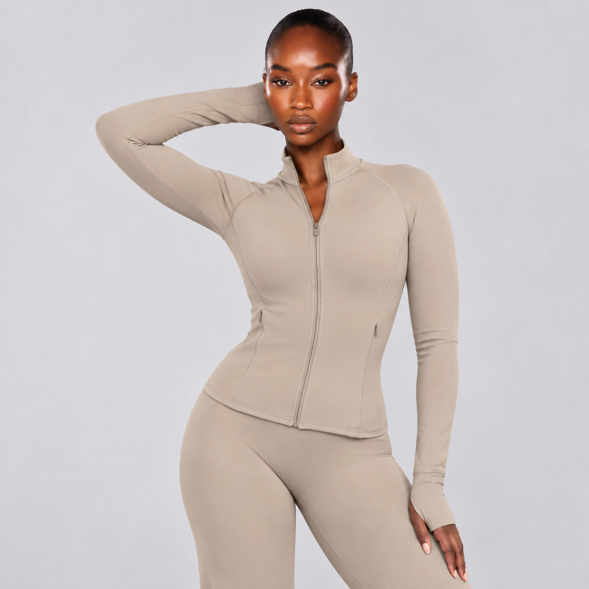 Veste zippée EVEO Sculpt noire