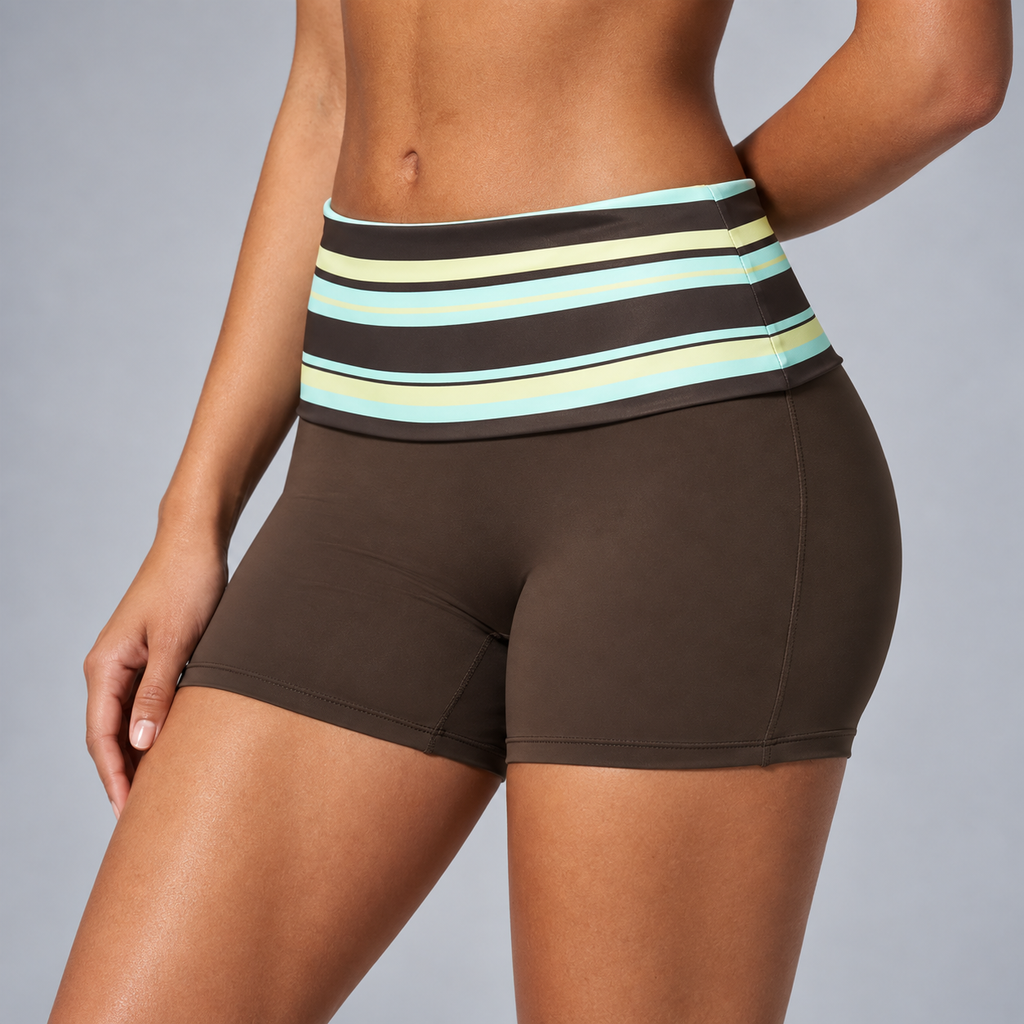 Sculpt Top & Fold-Over short 2-Piece Set