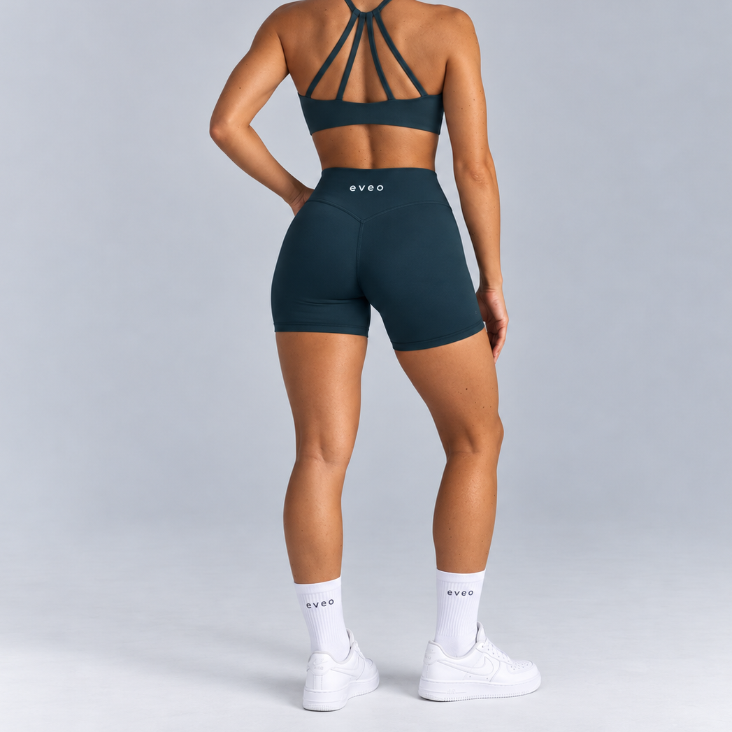 Shorts taille haute MotionSculpt™ 6 po Rouge