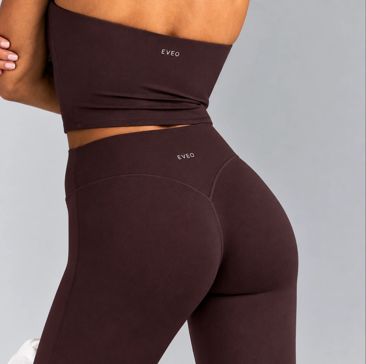 Pantalon évasé taille haute - Beige