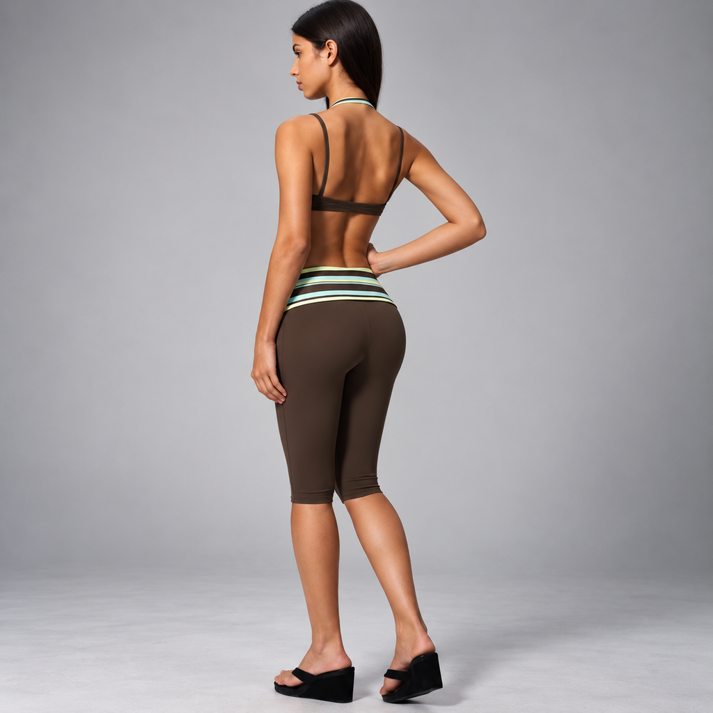 Sculpt Top & Capri Leggings 2-Piece Set