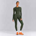 Haut à manches longues Sculpt - Vert ombre