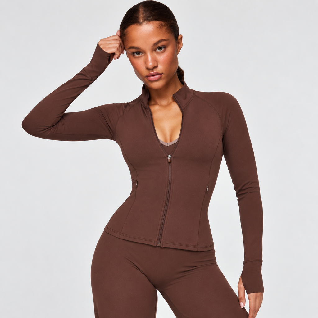 Veste zippée EVEO Sculpt noire