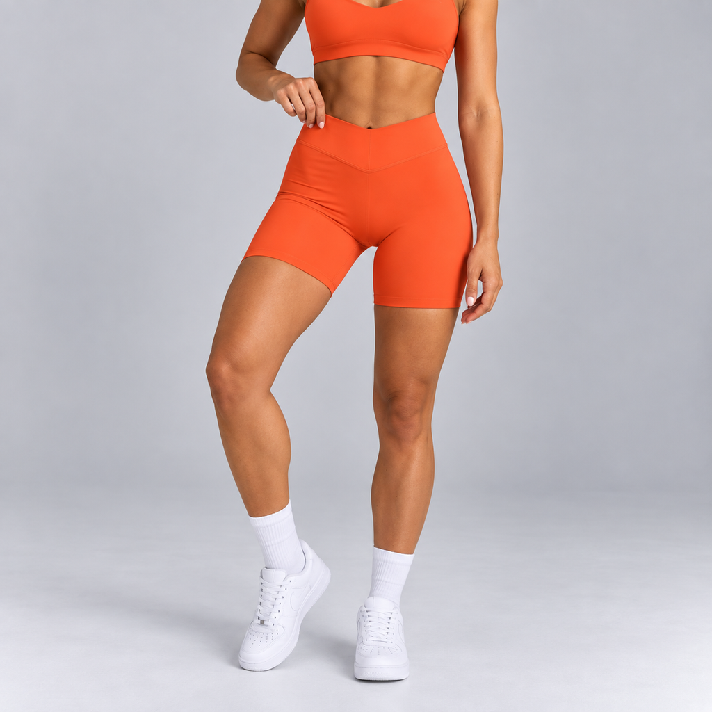 Shorts de sport SculptForm™ 6" – Orange