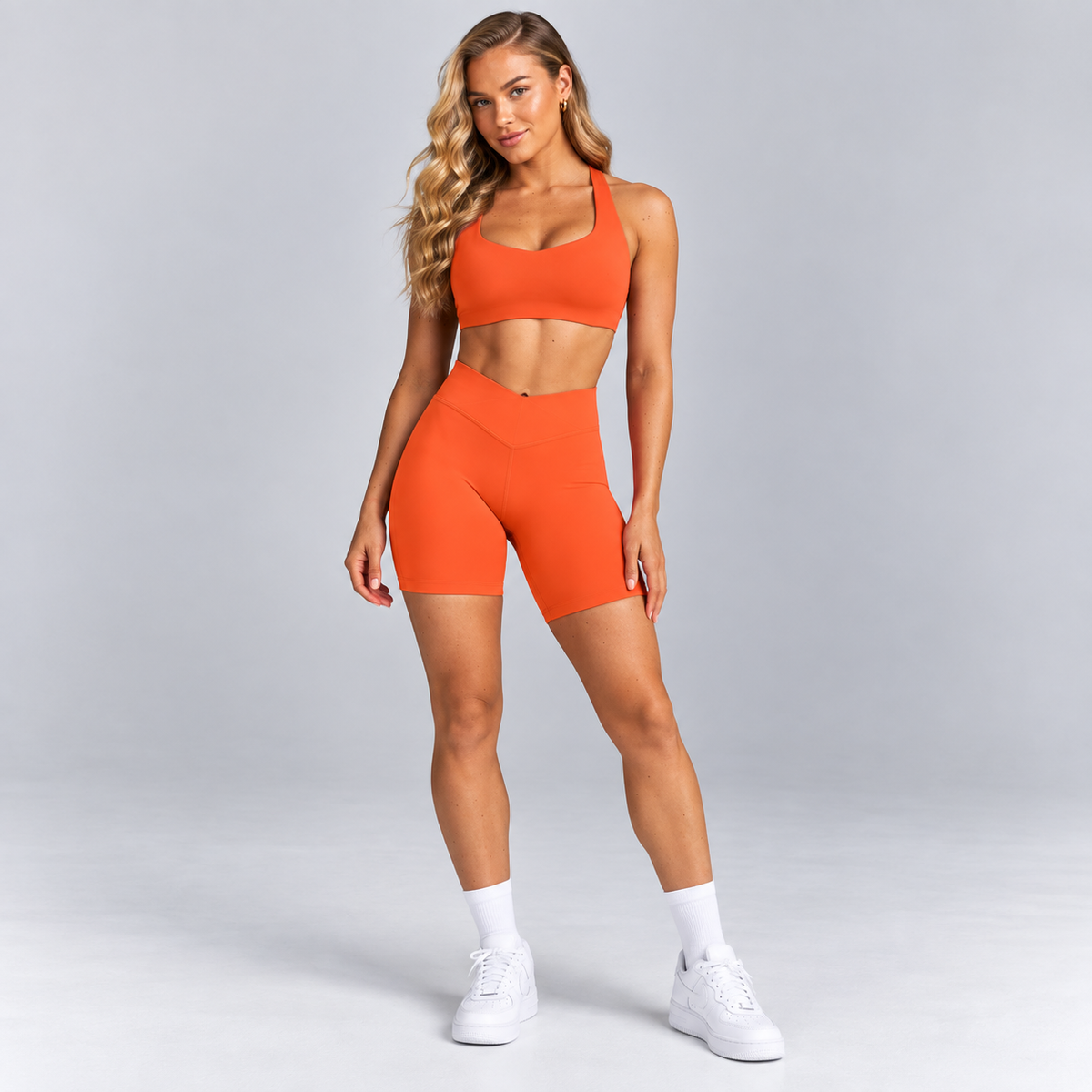 Shorts de sport SculptForm™ 6" – Orange